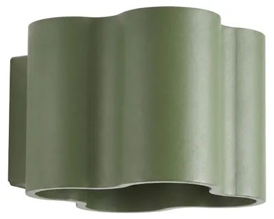 Productafbeelding van Wandlamp OVIO olijfgroen G9 1xG9 8W aluminium 10x14,5x12cm Sollux Lighting