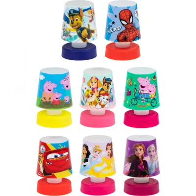Obrázok produktu pre Detská lampa Disney Spiderman Paw Patrol Peppa Pig Frozen