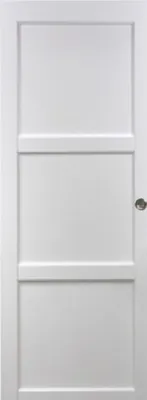 Immagine prodotto di Porta scorrevole Korya bianca a 3 ante H204 x L83 cm, Coquilles Gd Menuiseries