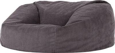 Produktbild von icon Riesensitzsack Bean Bag Flauschig Soul, Anthrazitgrau, Cord XXL Sitzsack Sofa Für Erwachsene, Sitzsack Sessel mit Füllung Für Das Wohnzimmer - Hergestellt in Deutschland