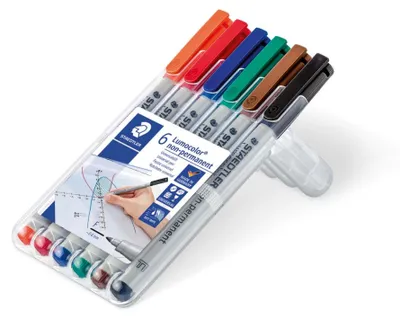 Immagine prodotto di STAEDTLER Penna a foglio Lumocolor F nonperm 6 pz