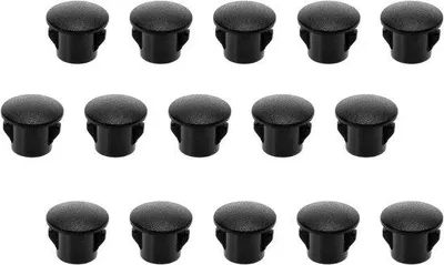 Obrázok produktu pre Plastové zátky Kniptop 7 mm, čierne, na nábytok