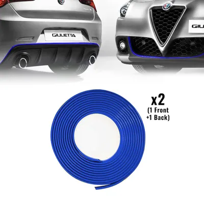 Zdjęcie produktu dla Niebieska naklejka profilowa na przód i tył Dam Alfa Romeo Giulietta