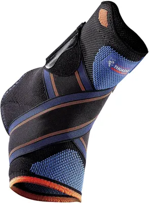 Produktbild von THUASNE 0280 Novelastic Sprunggelenkbandage mit Gurt, Schwarz, XL