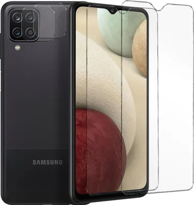 Immagine prodotto di Vetro blindato per Samsung Galaxy A12 / M12 pellicola protettiva 2x fotocamera pellicola protettiva in vetro 2x pellicola blindata