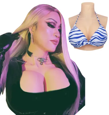 Produktbild von Siliconen Brustprothese C-G Cup - Prothese BH für Crossdresser und Cosplay