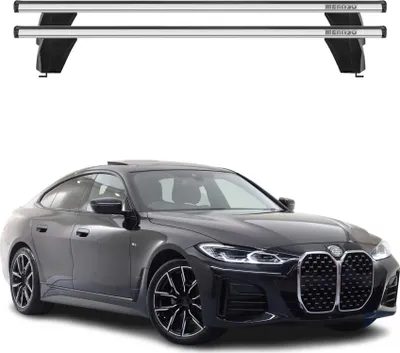 Image de Barres de toit transversales pour BMW Série 4 G26 Gran Coupé 2020-2025 Alu Gris