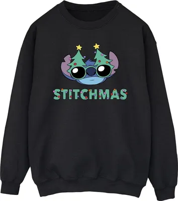 Produktbild von Disney - "Stitchmas" Sweatshirt für Herren BI31540 (3XL) (Schwarz)