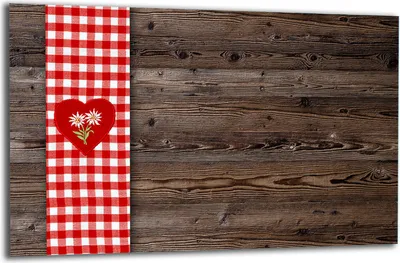 Produktbild von Herdabdeckplatte Glaskeramikkochfeld-Abdeckung Spritzschutz Glas 80x52 Holz
