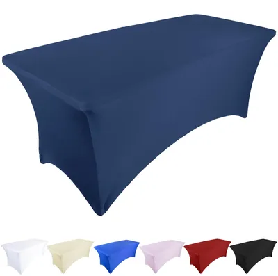 Produktbild von Stretch-Tischdecke 6ft Elasthan Rechteckig Waschbar