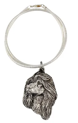 Immagine prodotto di Levriero afgano I - Collare per cani, un gioiello unico per gli amanti dei cani, con un ciondolo a forma di serpente prodotto dal marchio Art-Dog