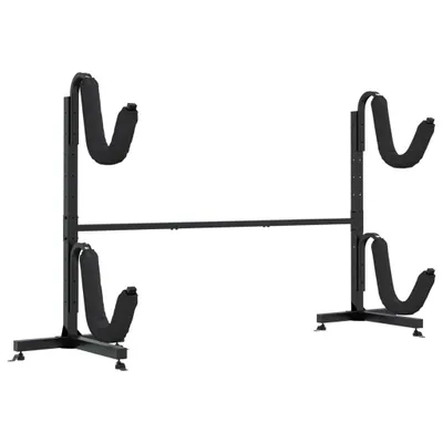 Produktbild von vidaXL Lagerregal für 2 Kajaks 250x57x127,5 cm Stahl