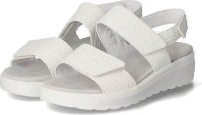 Produktbild von Semler Damen Sandalen Weiß Glattleder Größe: 6