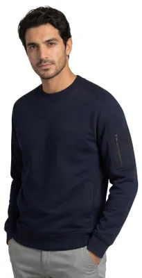 Produktbild von Boss Orange Pullover dunkelblau einfarbig