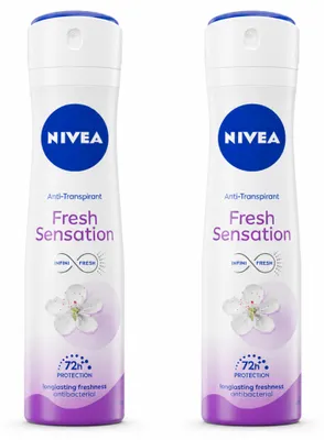 Produktbild von 2 x NIVEA Deodorant Spray Fresh Sensation - 150 ml - Vorteilspackung - 2 Stücke