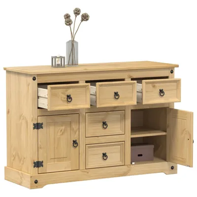 Zdjęcie produktu dla vidaXL Kredens Corona 112x40x75 cm Massivholz Kiefer