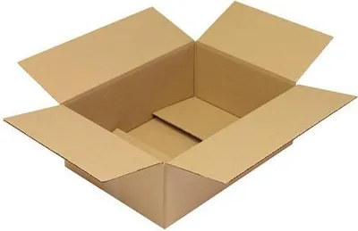 Produktbild von Faltkarton 1-wellig Maße 430x310x150mm A3 Qualität 1.30 C braun TRANSPAK