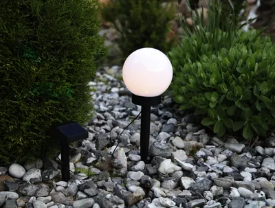 Immagine prodotto di Sfera solare a LED, bianca, Ø 15 cm circa