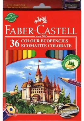 Immagine prodotto di Matite colorate eco in astuccio di cartone - 36 pezzi