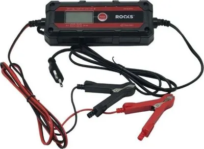 Zdjęcie produktu dla Prostownik Elektroniczny, Inteligentny Smart 6V 12V - 4A - 120 Ah, Lcd