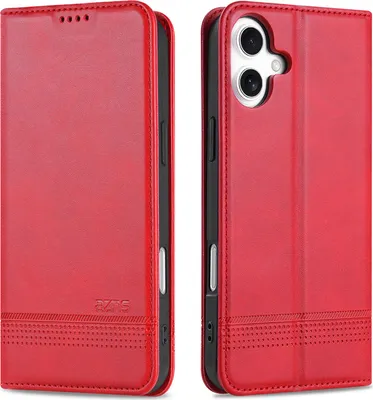 Image de coque pour iPhone 16 Plus, Portefeuille avec fermeture magnétique et socle, Coque en cuir pour iPhone 16 Plus Rose