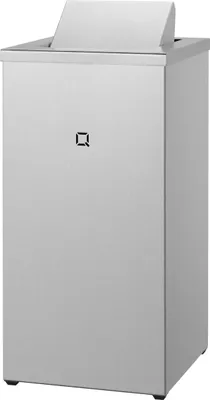 Immagine prodotto di Cestino per rifiuti Qbic-Line - Cestino - chiuso - 30 litri - acciaio inossidabile