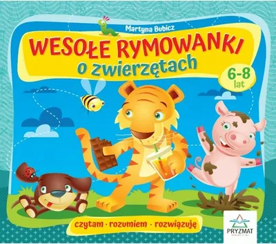 Zdjęcie produktu dla Książka dla dzieci Rymowane wierszyki o zwierzętach z zadaniami