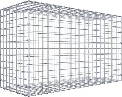 Produktbild von Gabione 100 cm x 60 cm x 40 cm (L x H x T), Maschenweite 5 cm x 5 cm, C-Ring