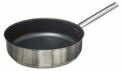 Produktbild von Edelstahlpfanne mit Deckel, Antihaftbeschichtung, 29,5 cm