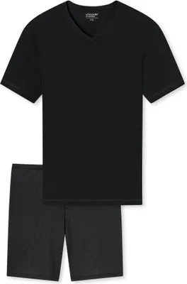 Produktbild von Schiesser Herren Schlafanzug (Homewear-Sets) 1-Pack UNCOVER BY SCHIESSER - schwarz - Größe 50