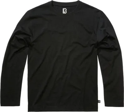 Produktbild von Brandit Langarmshirt Herren Premium Longsleeve Shirt schwarz S