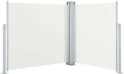 Obrázek produktu pro vidaXL Výsuvná boční markýza krémově bílá 120 x 600 cm
