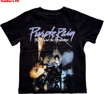 Produktbild von Prince T-Shirt Purple Rain Kids Black 5 Years