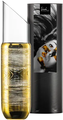 Produktbild von Eisch Vorteilset 2 Stück Karaffe 767/1.0 ND gold in Geschenkröhre GOLDLEAF 77576710 und Geschenk + Spende