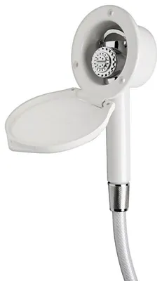 Produktbild von Elegant Duschbox weiß finish PVC Schlauch 4 m Osculati 15.246.04