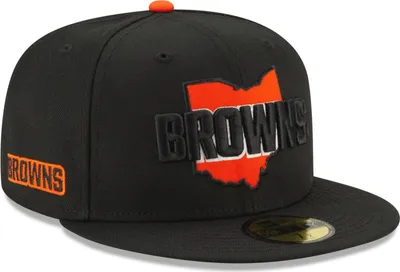 Produktbild von New Era 59Fifty Fitted Cap - STATE Cleveland Browns - 7 5/8