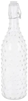 Obrázok produktu pre Sklenená fľaša s klipom 1000 ml, bodky