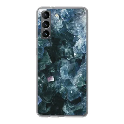 Produktbild von MuchoWow® Handyhülle Schutzhülle Hülle für Samsung Galaxy S21 Edelsteine und Mineralien - Kristall - Naturstein Silikon Softcase Handy Hülle - Softcase