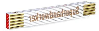 Produktbild von Zollstock mit graviertem Text "Superhandwerker" als Geschenk für Männer
