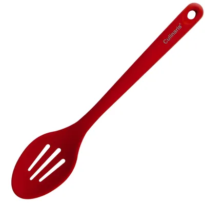 Produktbild von Löffel geschlitzt - Silikon - rot | Culinaris
