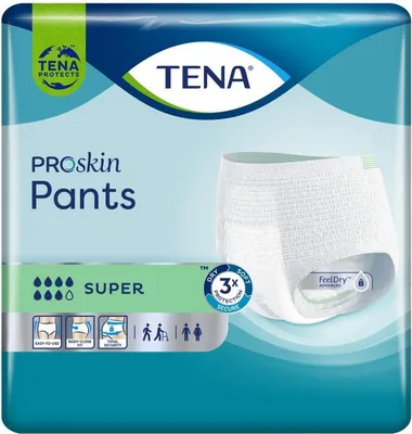 Image de Culotte extensible absorbante et respirante Tena Pants Super - L - Carton de 12x4