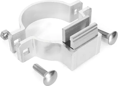 Produktbild von Alform-Klemmschelle f. profilverstärkte VZ, Aluminium, für Pfosten-Ø 76,1 mm