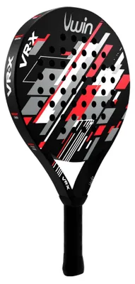 Produktbild von Uwin Padel Schläger VR-X rot weiß grau Anfänger Komfort