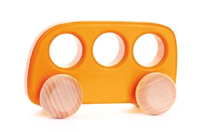 Produktbild von Bajo Holzbus - nachhaltiges Spielzeug für Kinder, orange