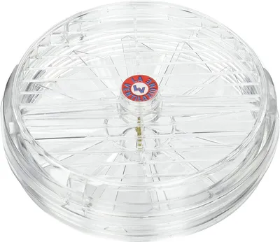 Productafbeelding van Ventilatorkachel voor glazen ramen met vast rooster, diameter 170 mm, transparant