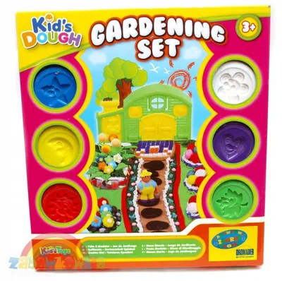 Produktbild von Dromader Knetset Garten Blumen Pflanzen