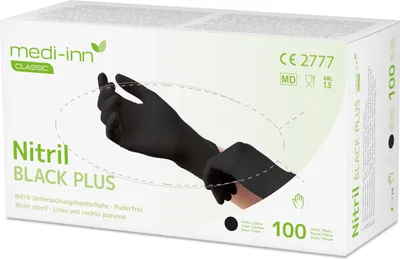 Obrázek produktu pro PAPSTAR 93019 PAPSTAR unisex Einmalhandschuhe black schwarz Größe L 100 St.