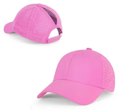Produktbild von Baseballkappe Damen Einstellbar Luftdurchlässig Rosa