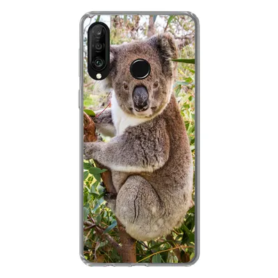 Produktbild von MuchoWow® Handyhülle Schutzhülle Hülle für Huawei P30 Lite Koala - Baum - Blätter - Kinder - Jungen - Mädchen Silikon Softcase Handy Hülle - Handyhülle