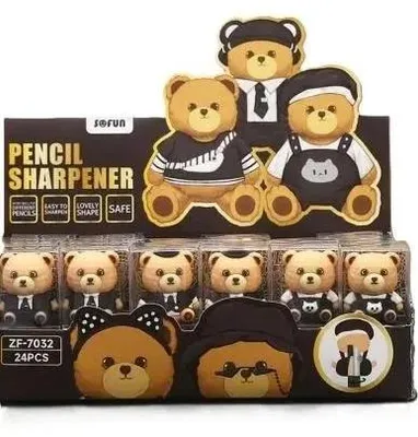 Zdjęcie produktu dla Temperówka Bear (24szt) - Cresco
